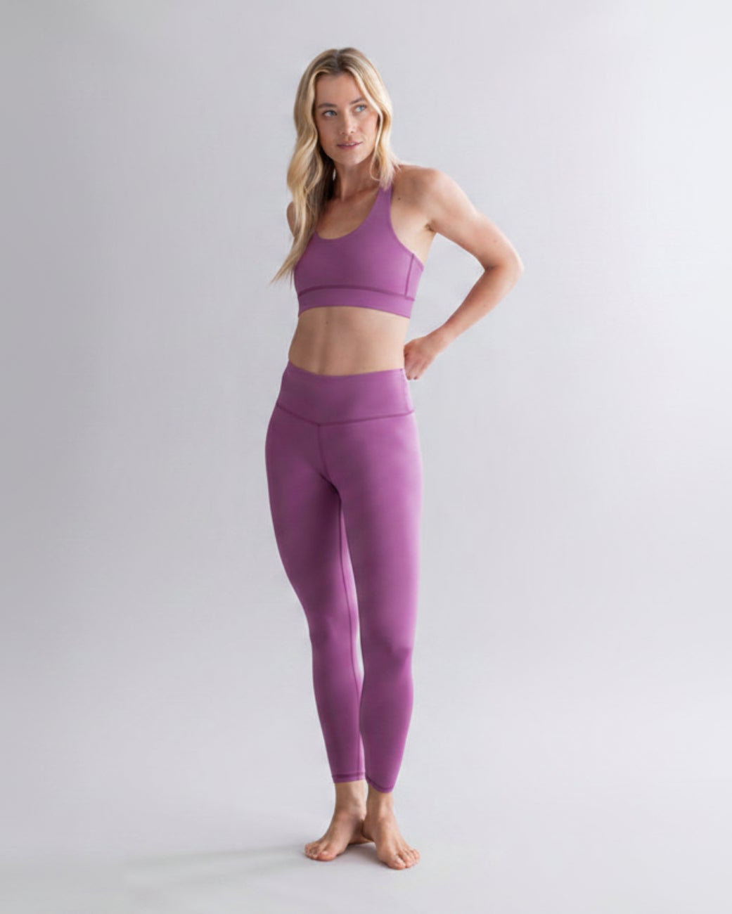 Cropped Leggings Hey Honey Strinking Purple