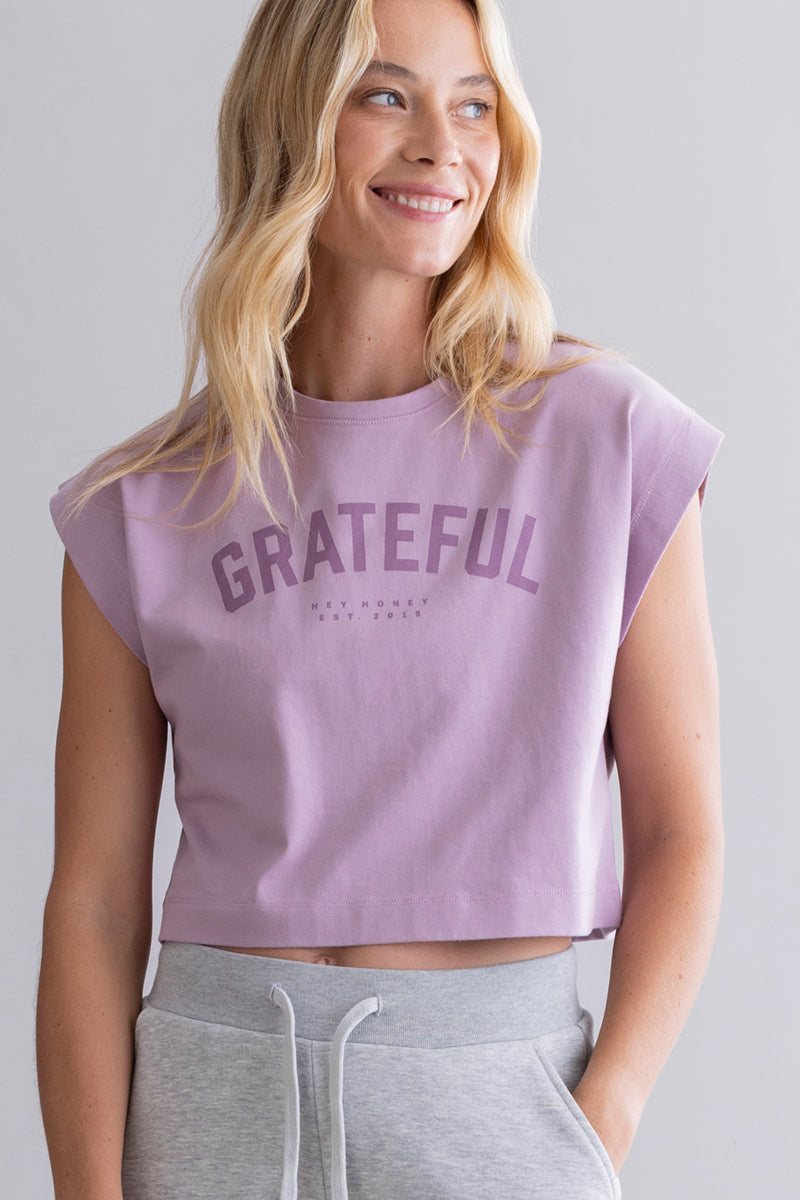 Cropped Shirt - Mauve
