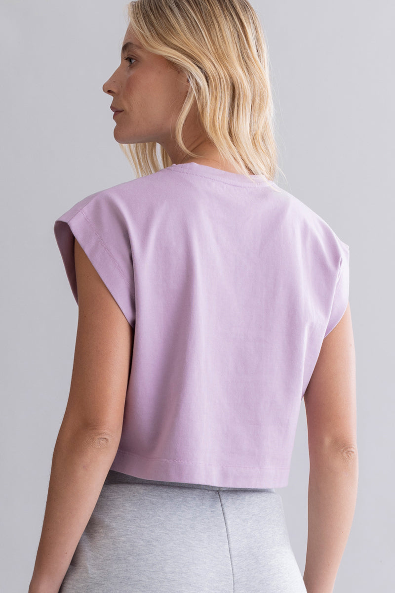 Cropped Shirt - Mauve