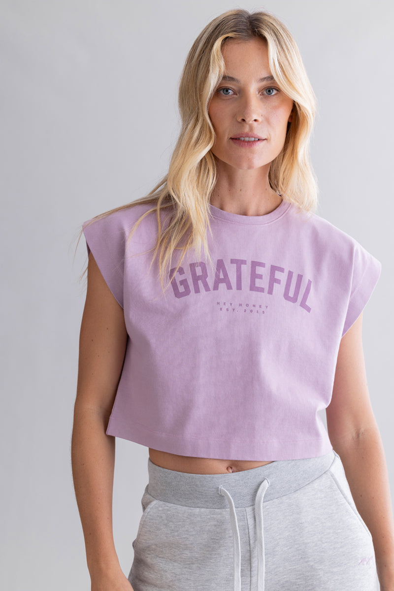 Cropped Shirt - Mauve