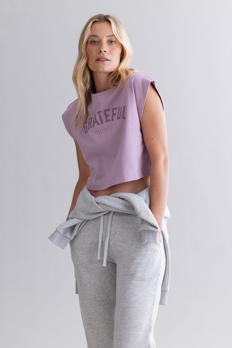 Cropped Shirt - Mauve