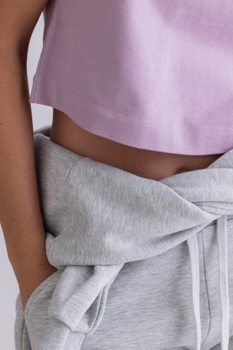 Cropped Shirt - Mauve