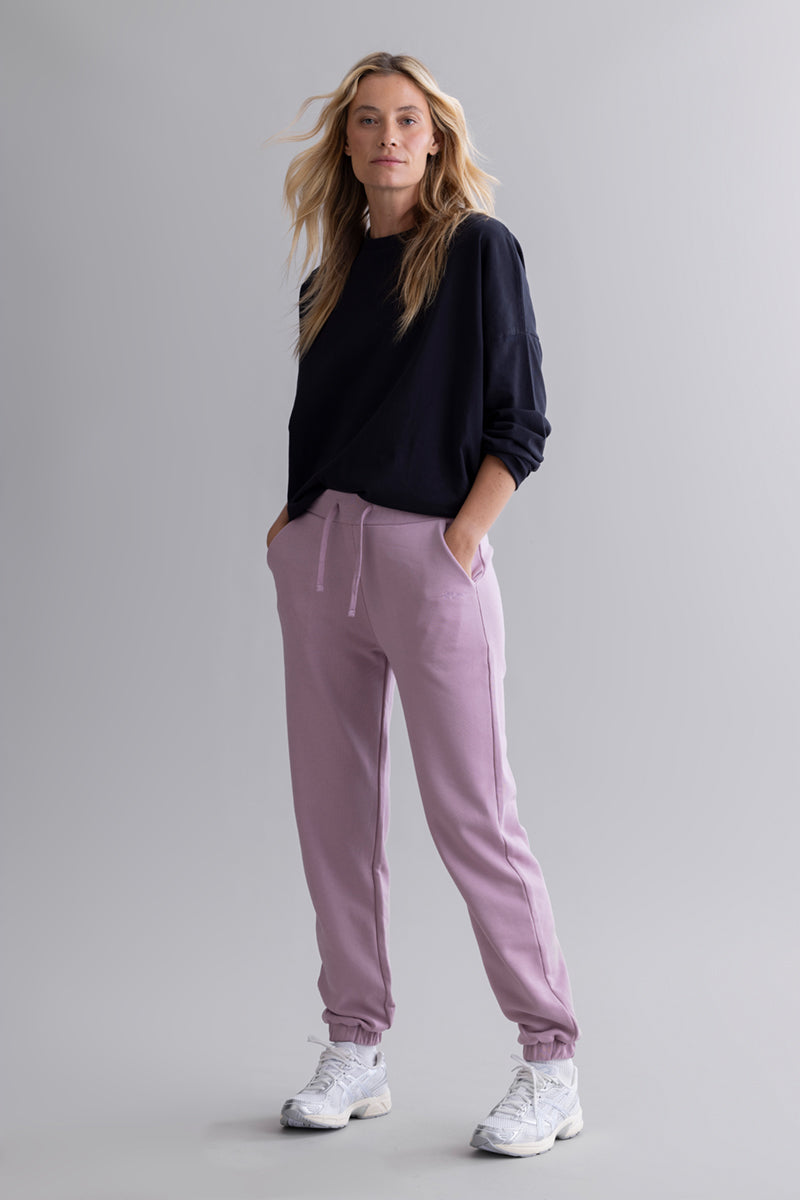 Cuff Sweat Pants - Mauve