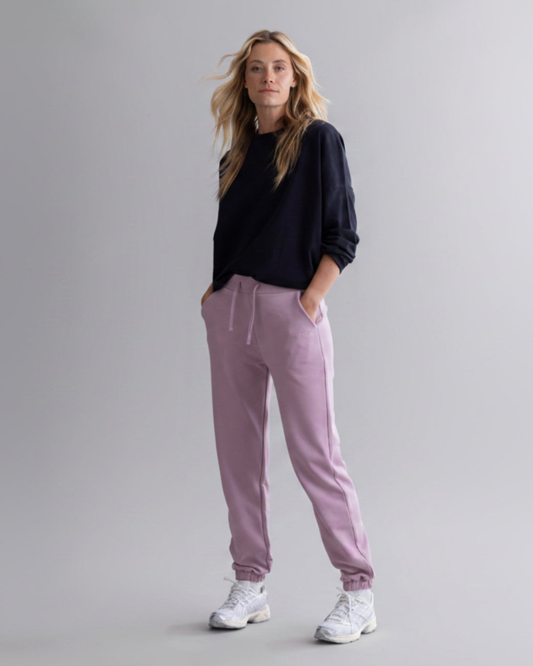 Cuff Sweat Pants - Mauve