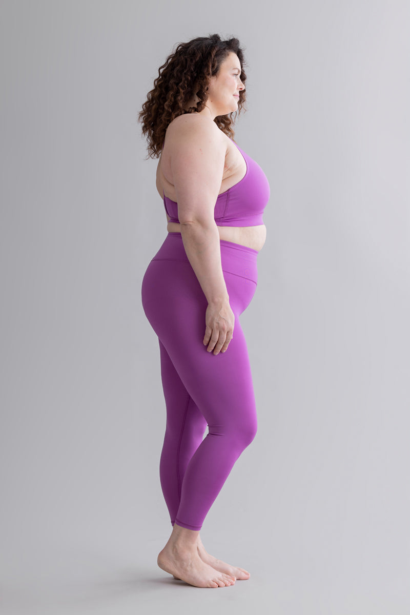 Criss-Cross Bra - Striking Purple