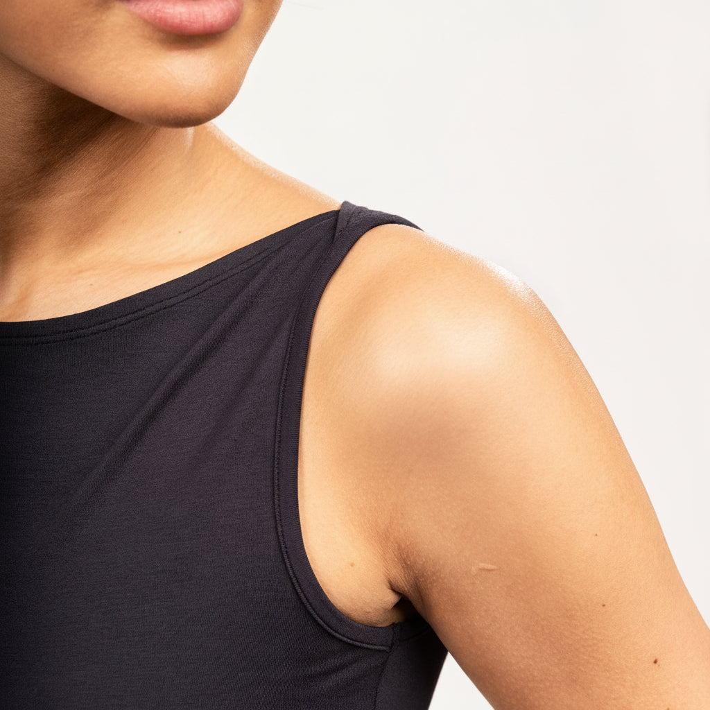 Boat Neck Top - Midnight Blue