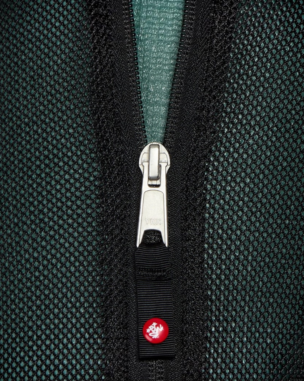 greenyogashop Manduka Breathe Easy Yogatasche in Cinder mit atmungsaktivem Mesh-Gewebe und YKK-Reißverschluss