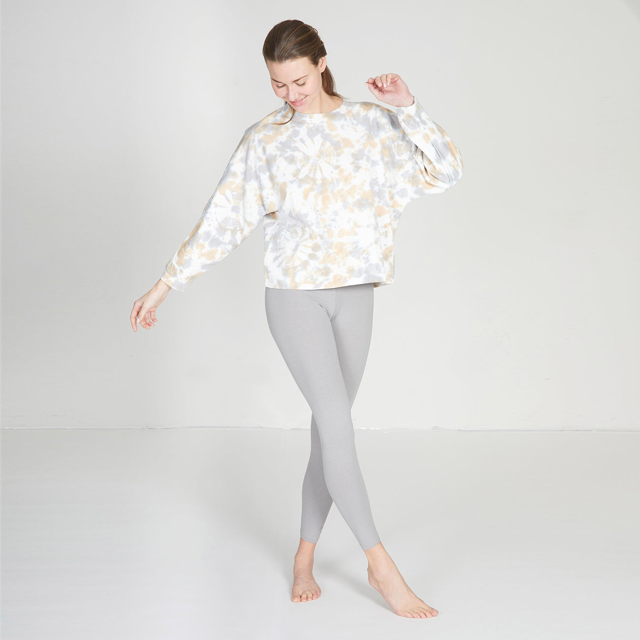 Sweater Harleen - Stone Sand Batik