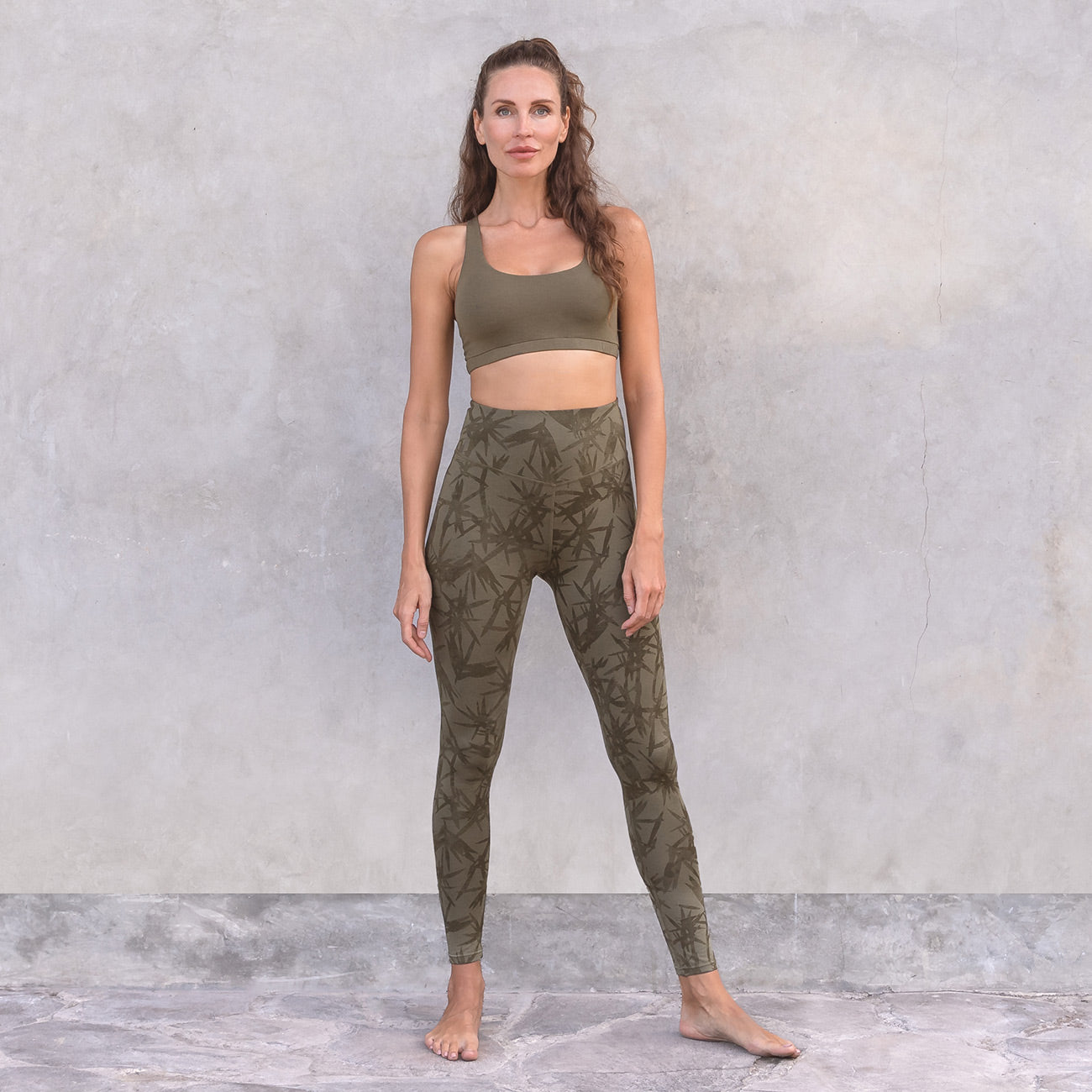 Leggings Tosca - Nature Tencel Olive