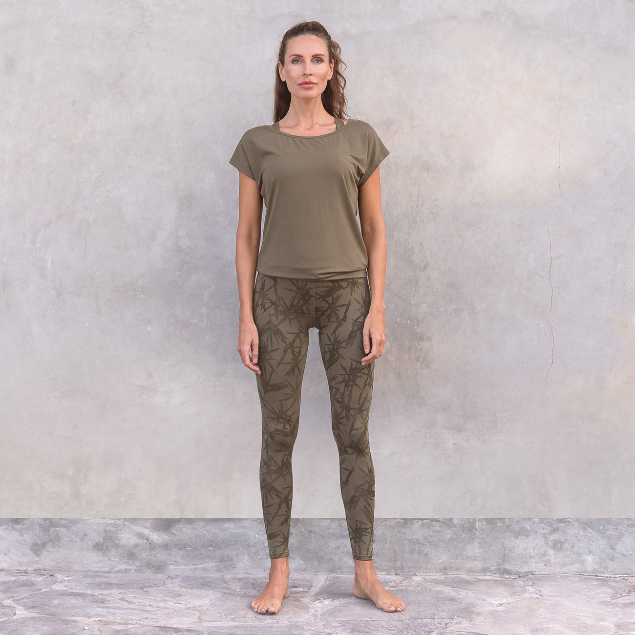 Leggings Tosca - Nature Tencel Olive