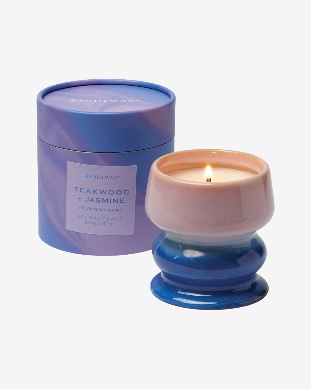Keramik-Duftkerze Melt Ombre - Teakholz & Jasmin