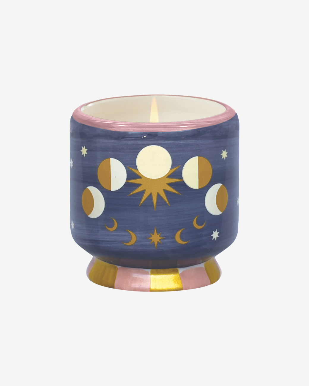 Keramik-Duftkerze Moon Phases ‐ Jasmine & Rose