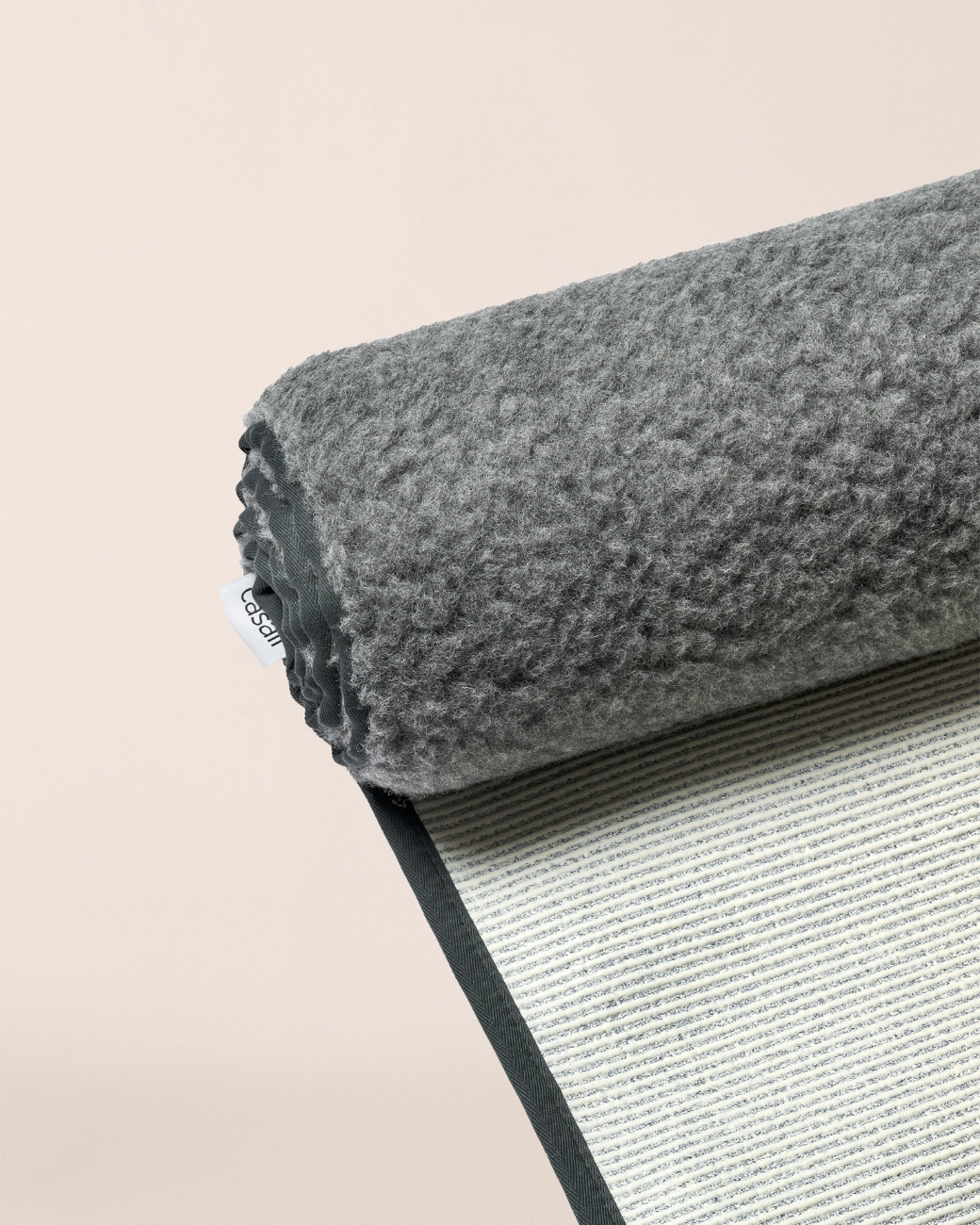 Yogamatte Natural Wool - Dark Grey