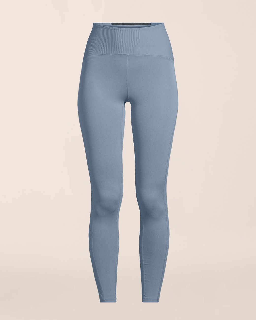 Brace Rib High Waist Leggings - Mirage Blue