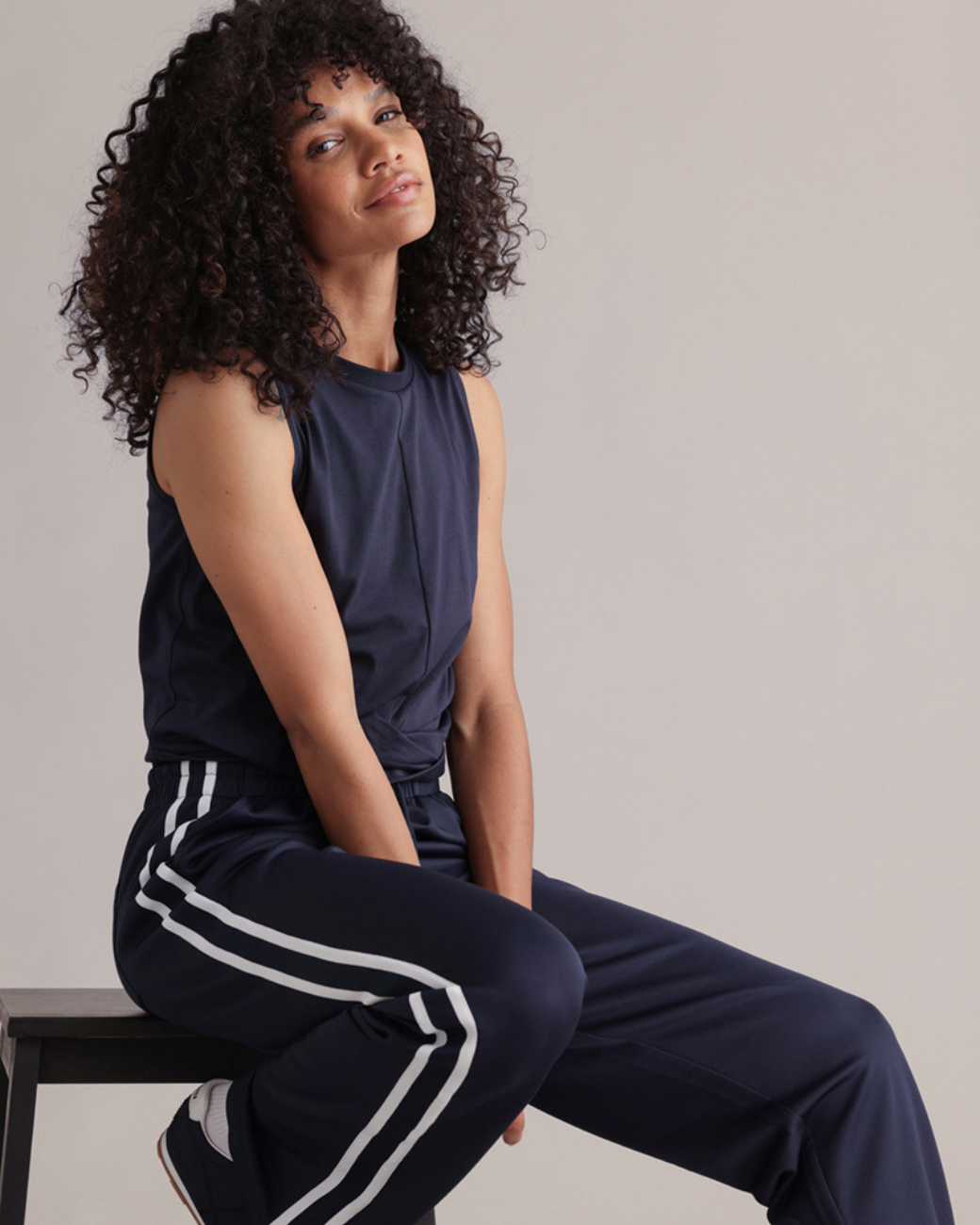 Cropped Top Baritone Blue