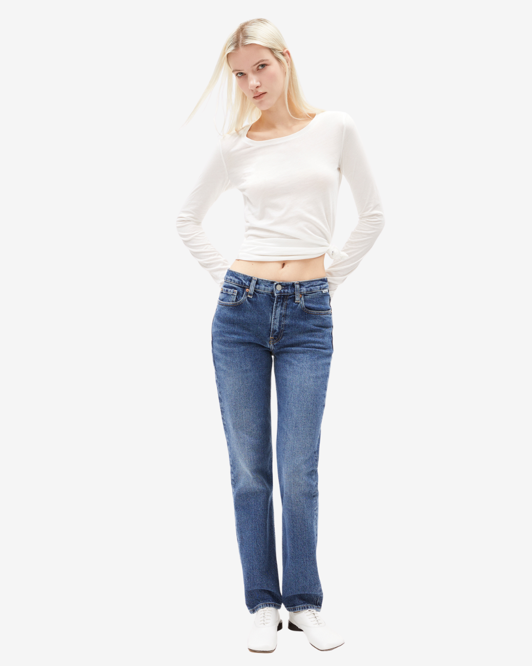 EINIAARA SOFT Langarmshirt off white