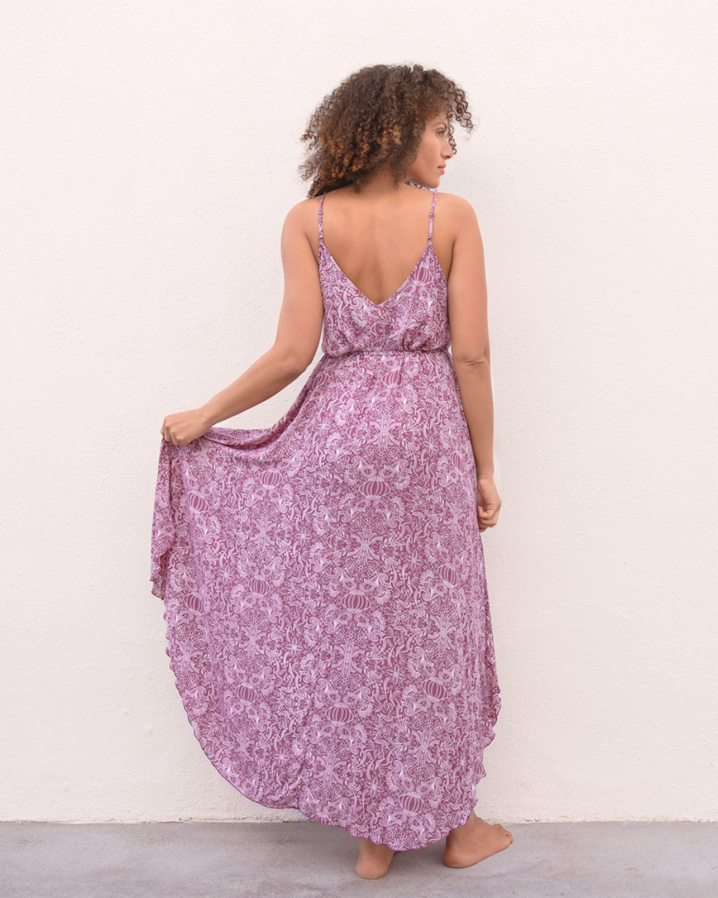 Maxi-Dress Estelle - Paisley Mauve
