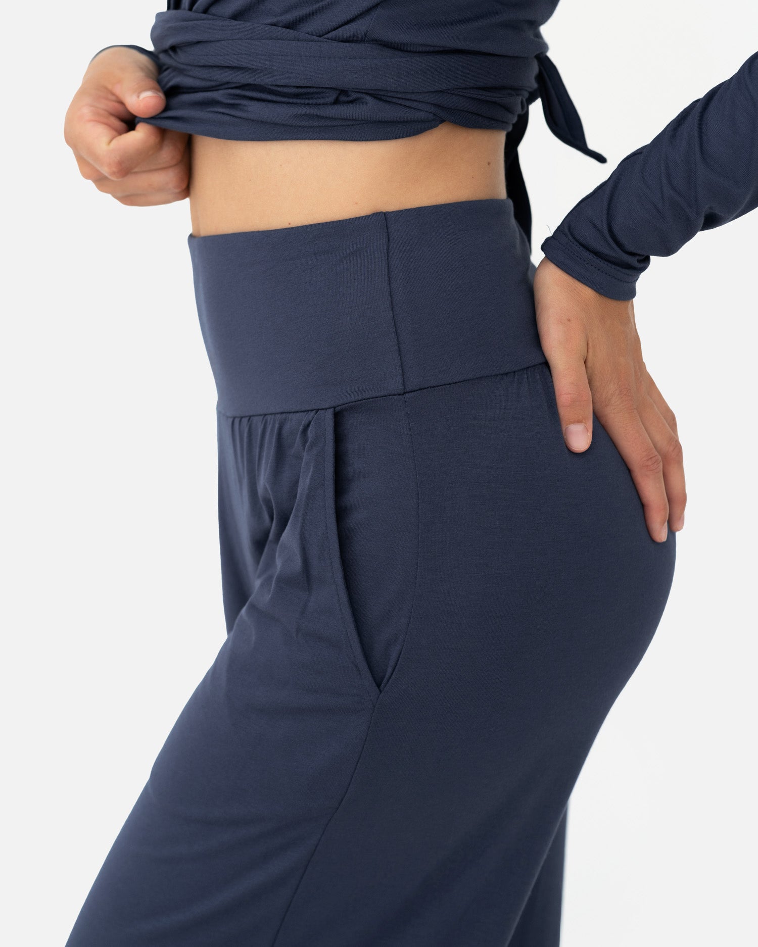 Heya Culotte Midnight Blue – Detailansicht – Lotuscrafts