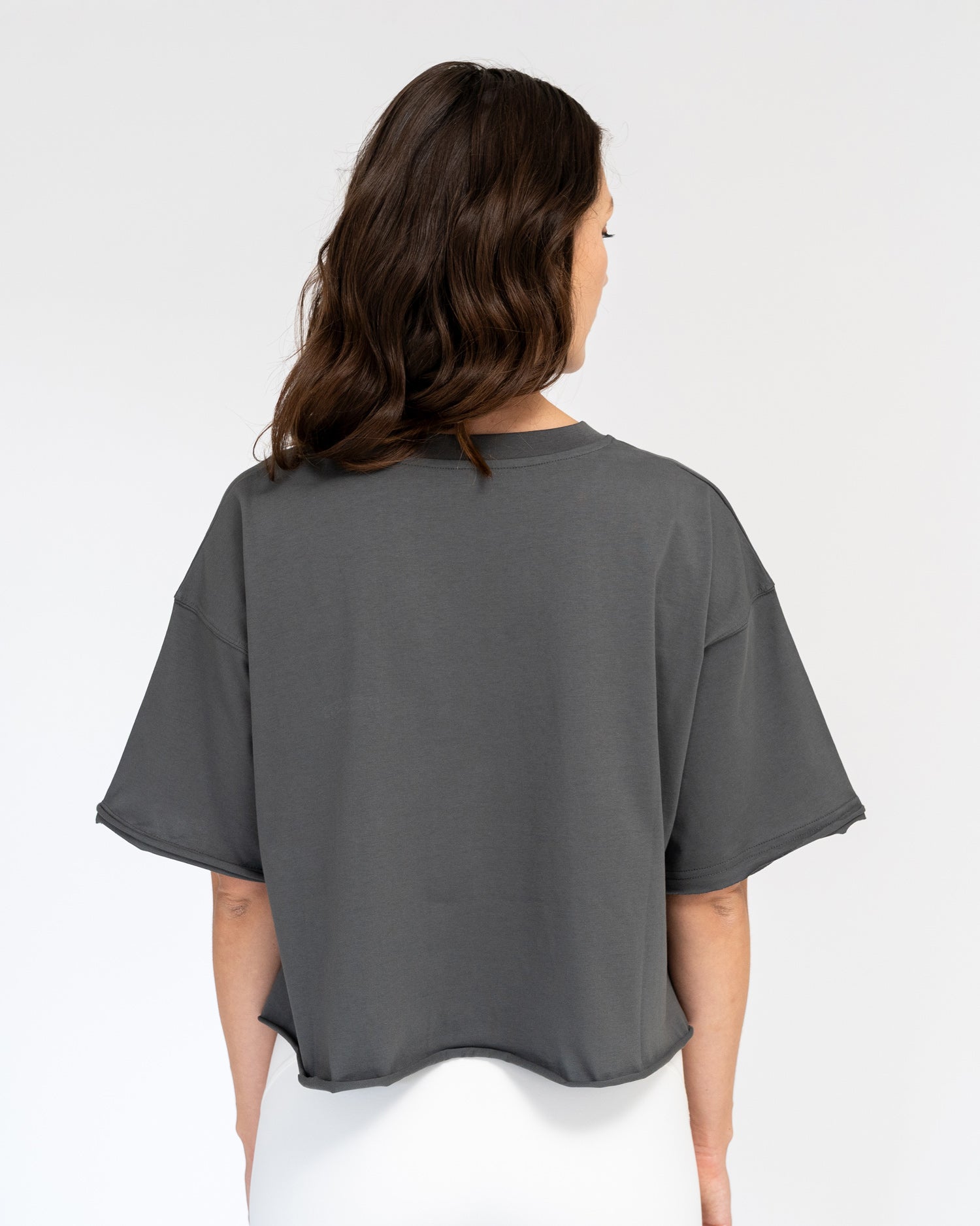 Anthrazit - Anthracite Lotuscrafts Yoga Top Model Back