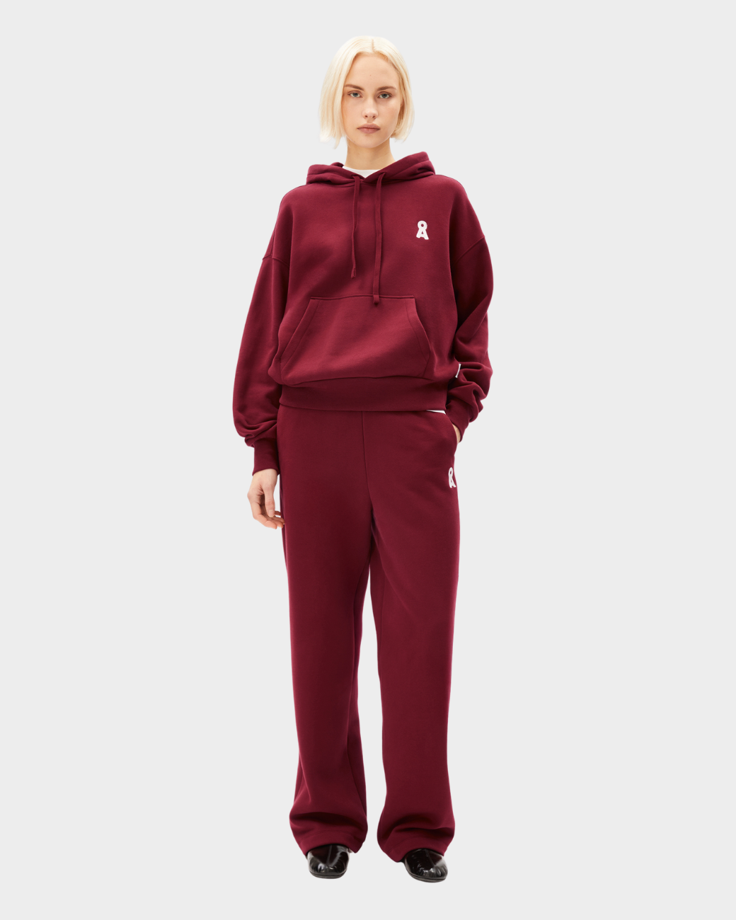 ICONIC Å FRANCISARAA Sweater - Velvet red