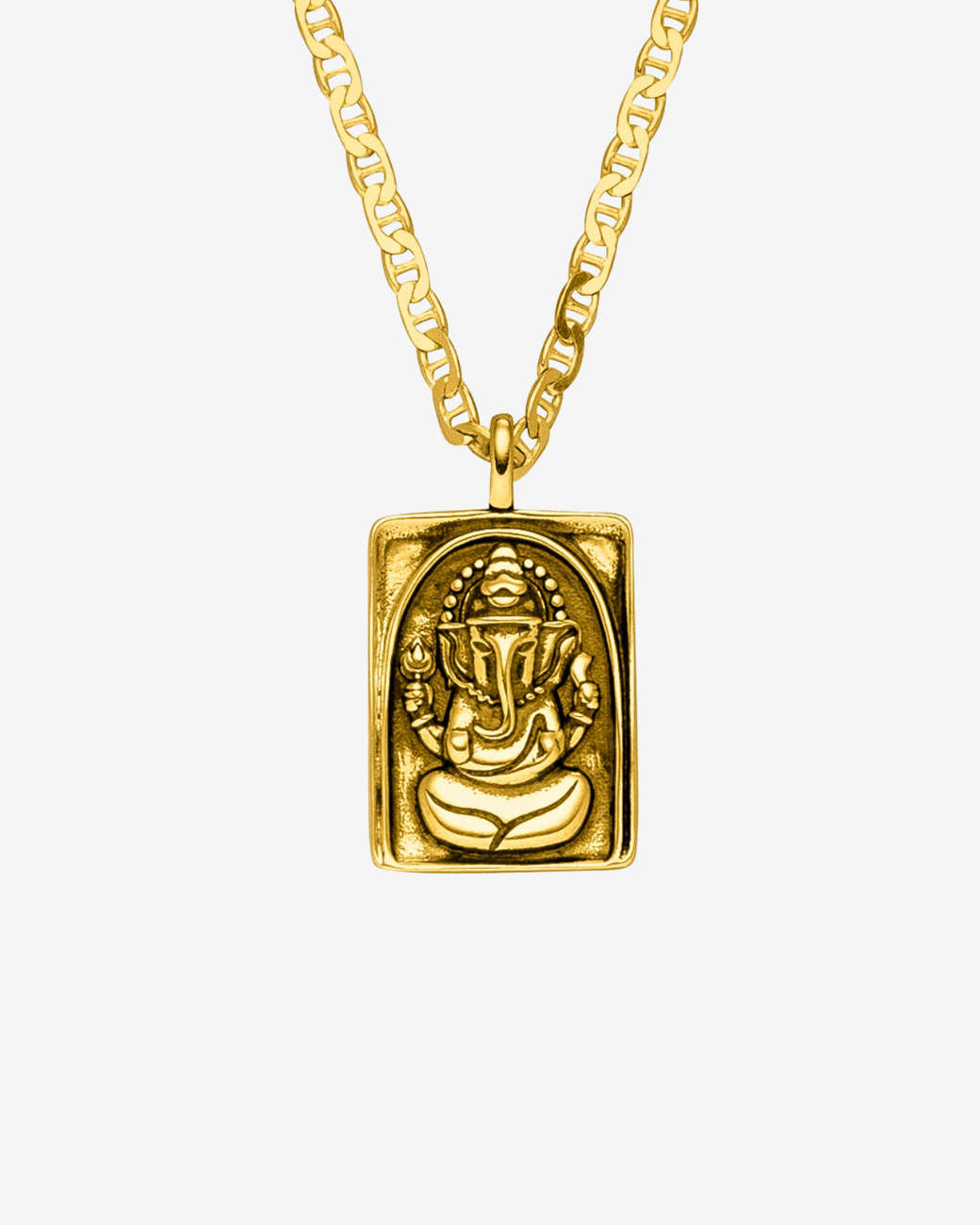 Ganesha Kette Amulett „Optimist“, Gold