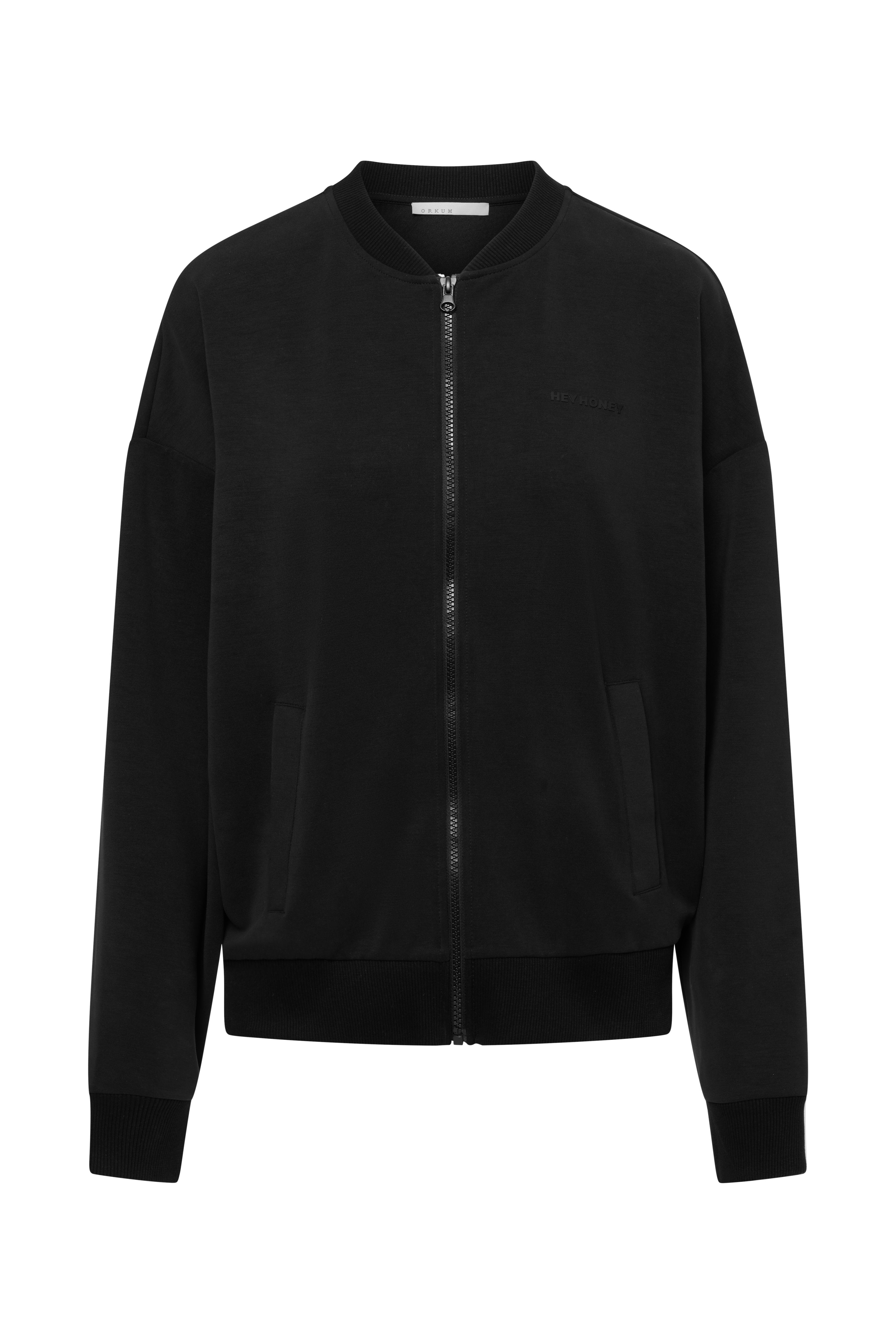 Lux Bomber Jacket Black – Produktfoto – Hey Honey