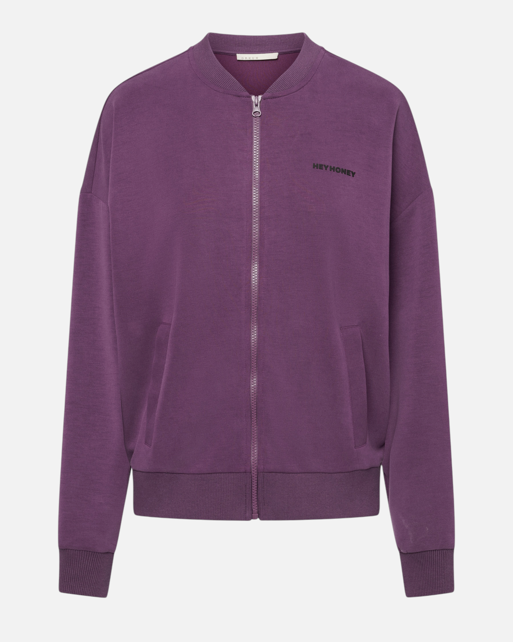 Lux Bomber Jacket Italian Plum – Produktfoto – Hey Honey