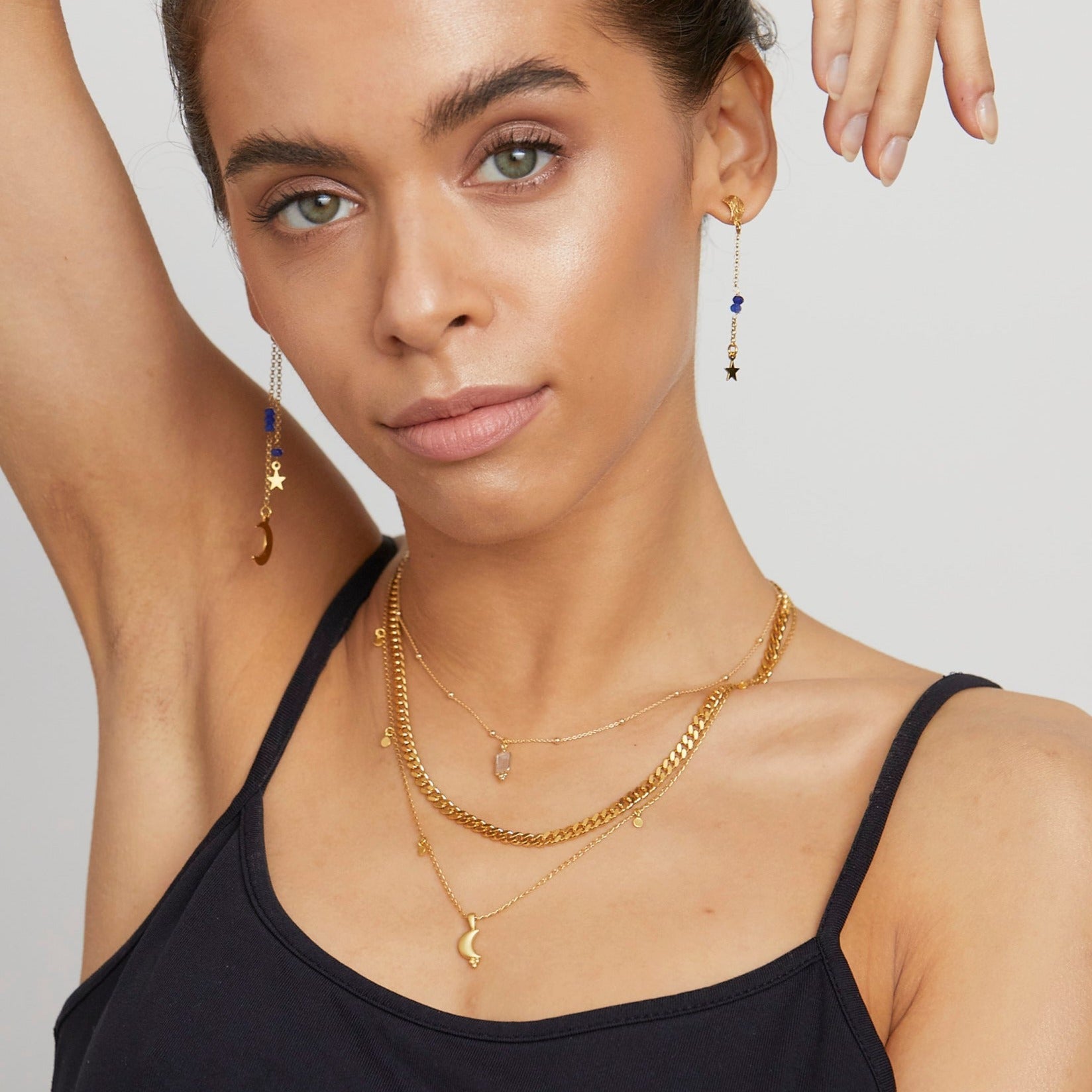 Mond Kette Magic Moon Gold – Styling am Hals – Hoffnungsträger