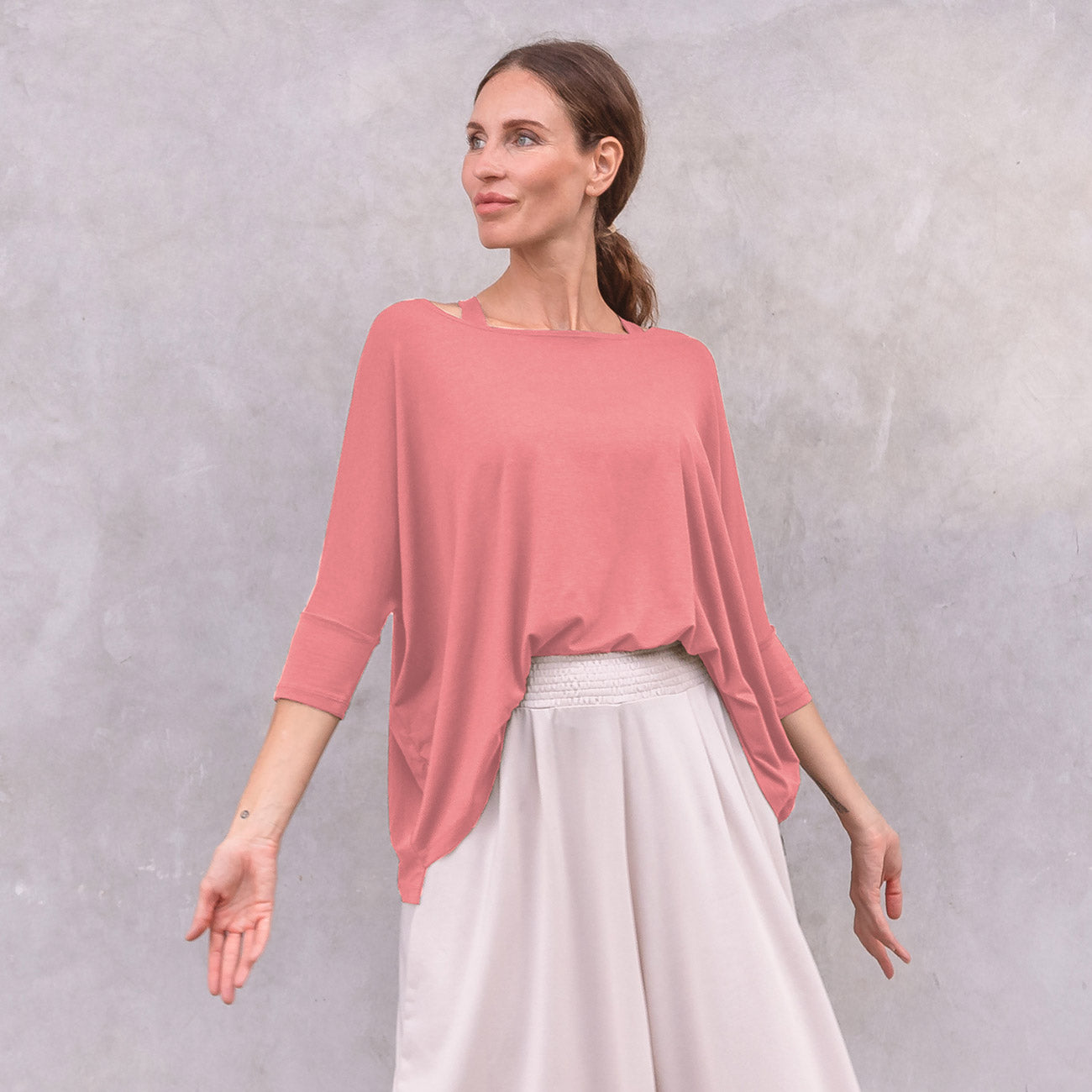 Jaya Organics 3/4 Shirt Sheela - Deco Rose