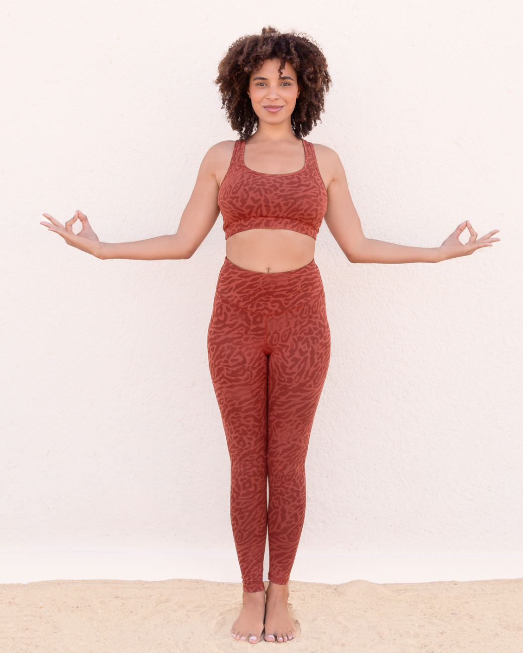 Leggings Leona - Cinnamon Leopard