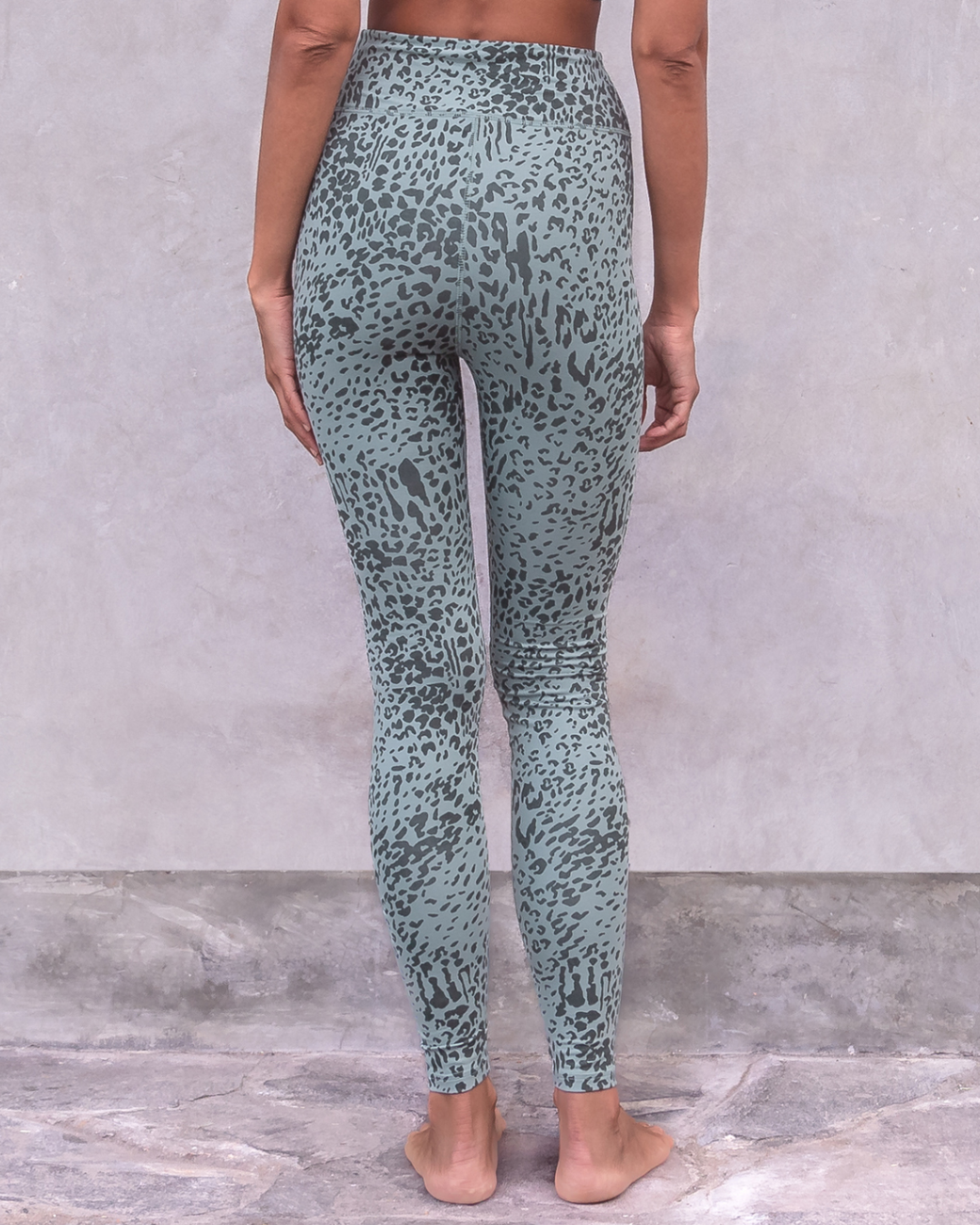 Leggings Susan Animal - Aqua
