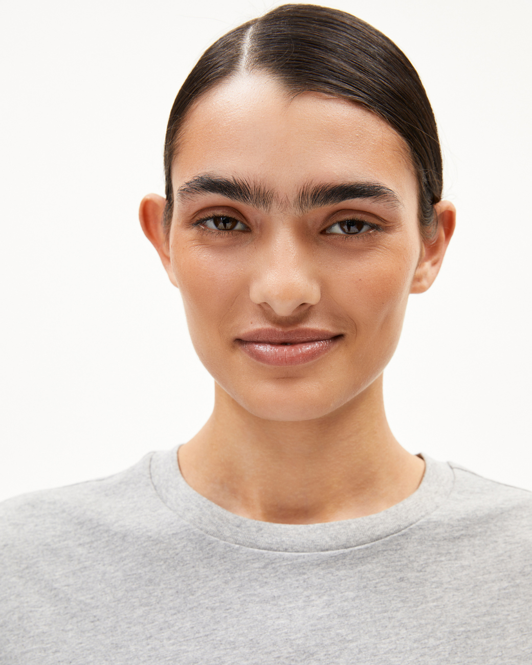 T-Shirt LUALAA - Silver Melange