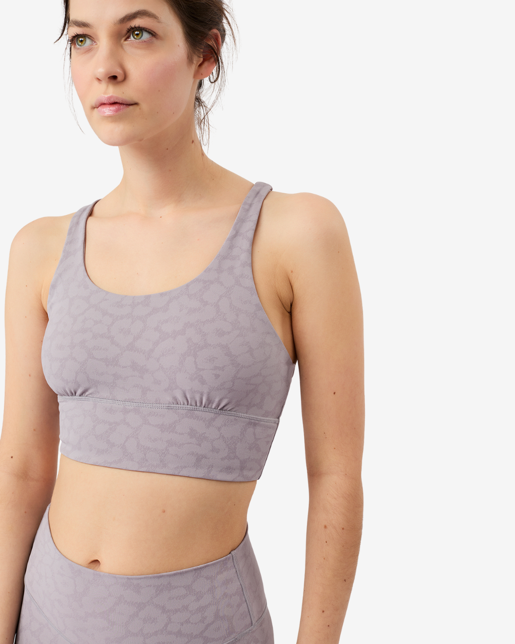 Monoprinted Bra tender lilly