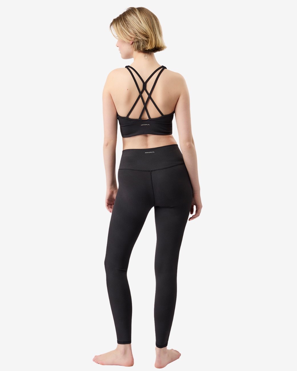 Monoprinted Leggings - Monochrome
