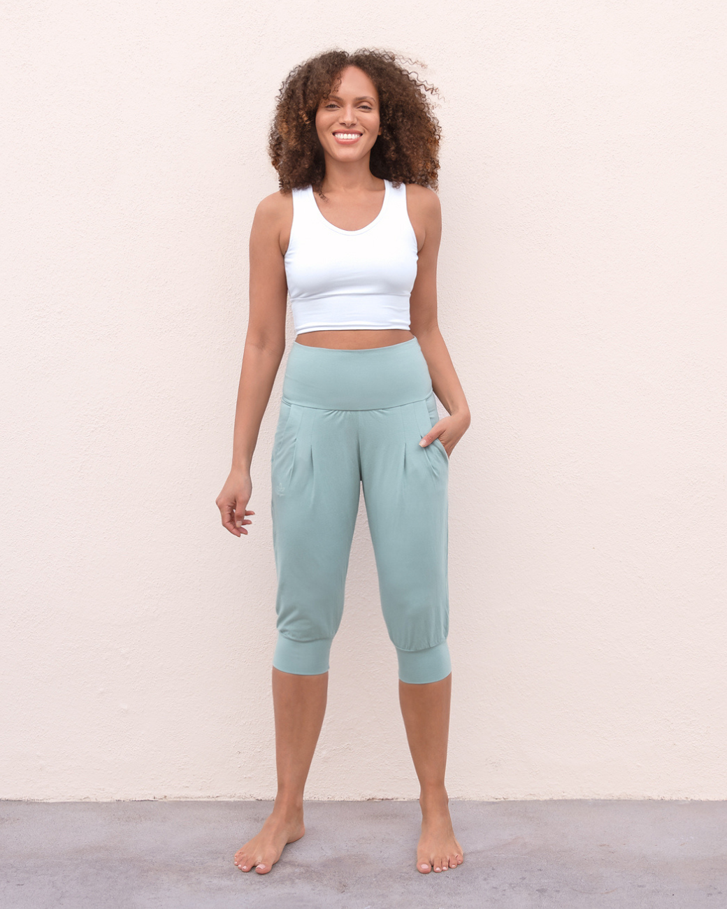 3/4 Pants Nidhi - Aqua