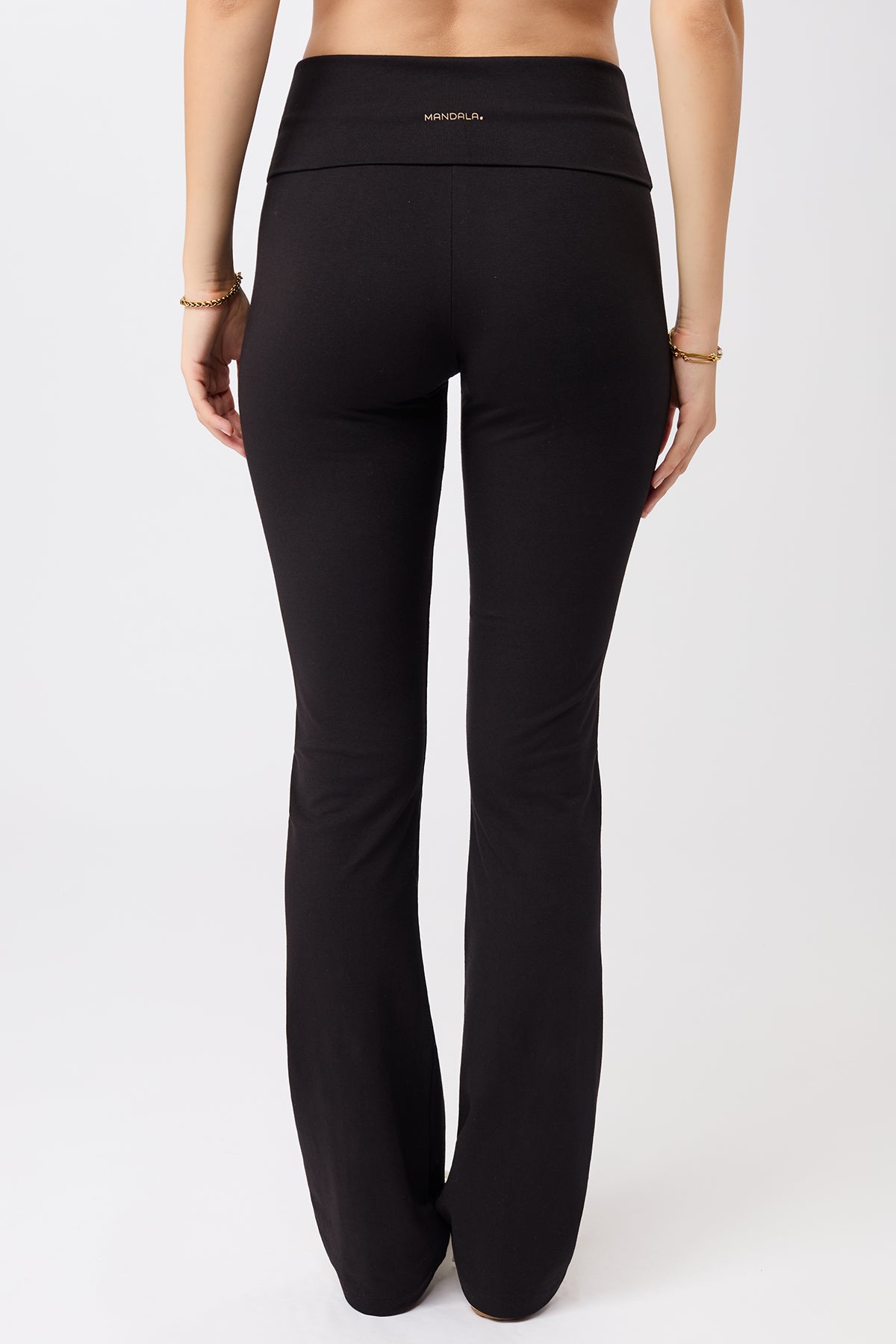 Yogahose Classic Rolldown - Black