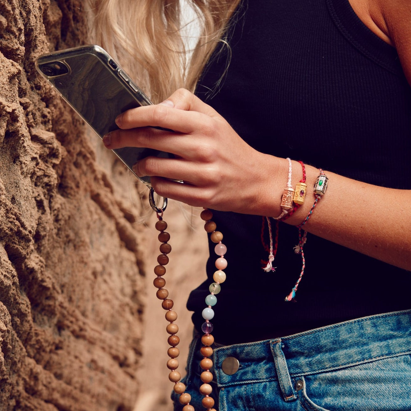 Give, Love & Hope Happy Armband - Gold