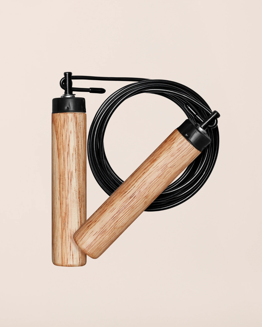 Springseil Wood - Natural/Black