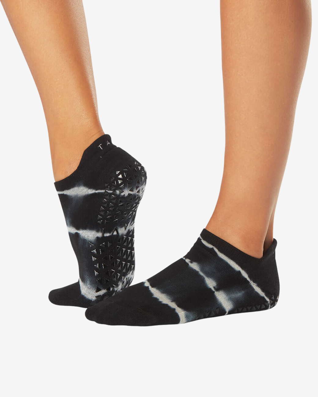 Yogasocken Grip Savvy - Black Wavy Stripe