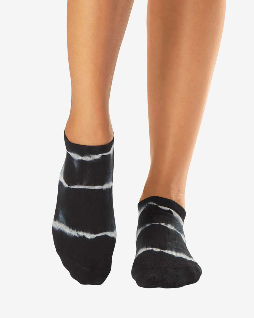 Yogasocken Grip Savvy - Black Wavy Stripe