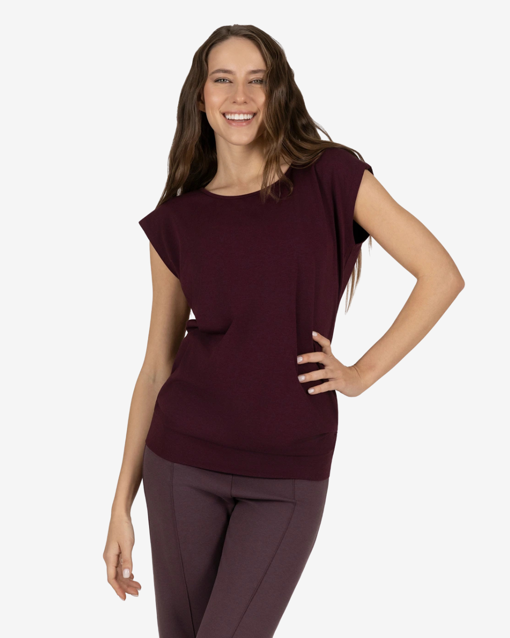 Asana Tee - Fig