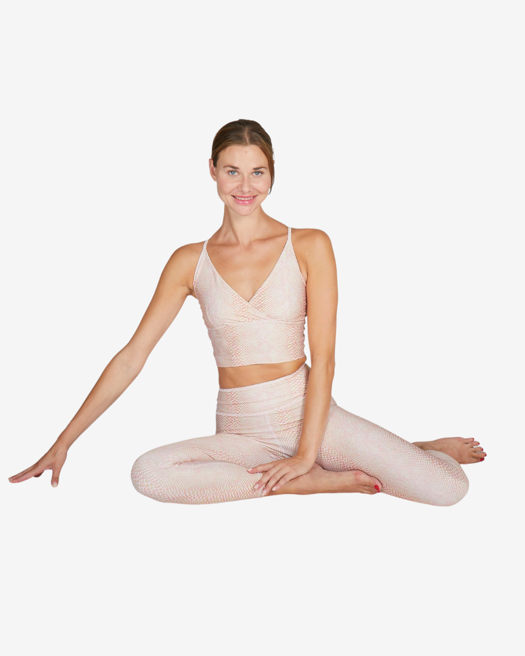 Leggings Lux - Snake Rose