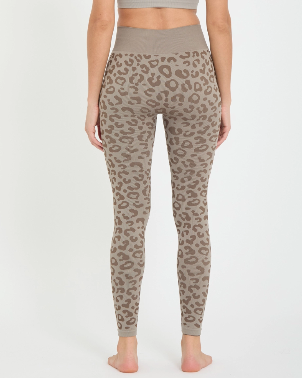 Leggings BIDAIA Leopard - Kakao