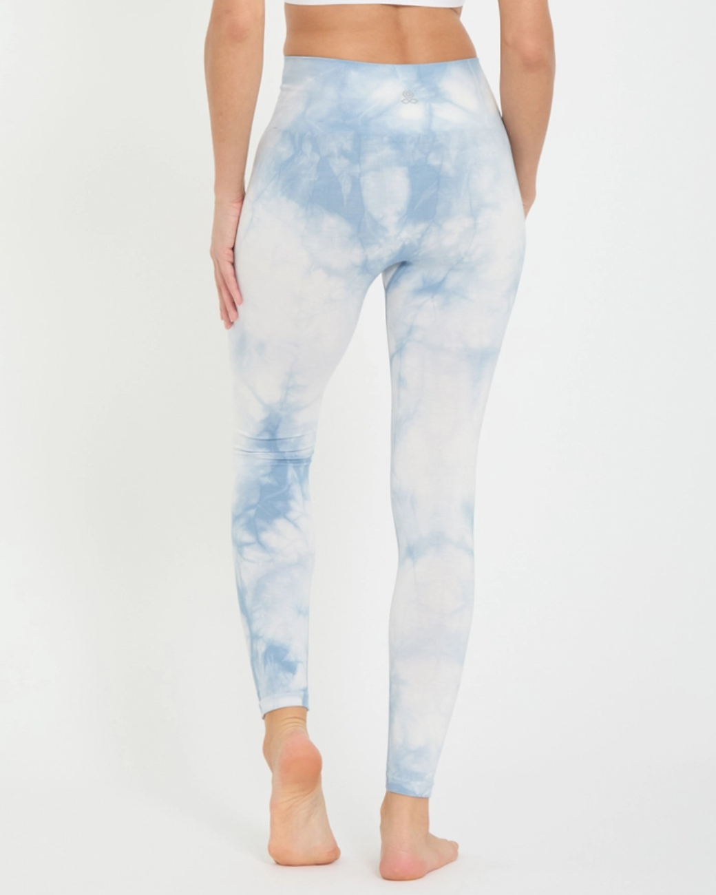 Bambus-Batikleggings GENJI - Himmel