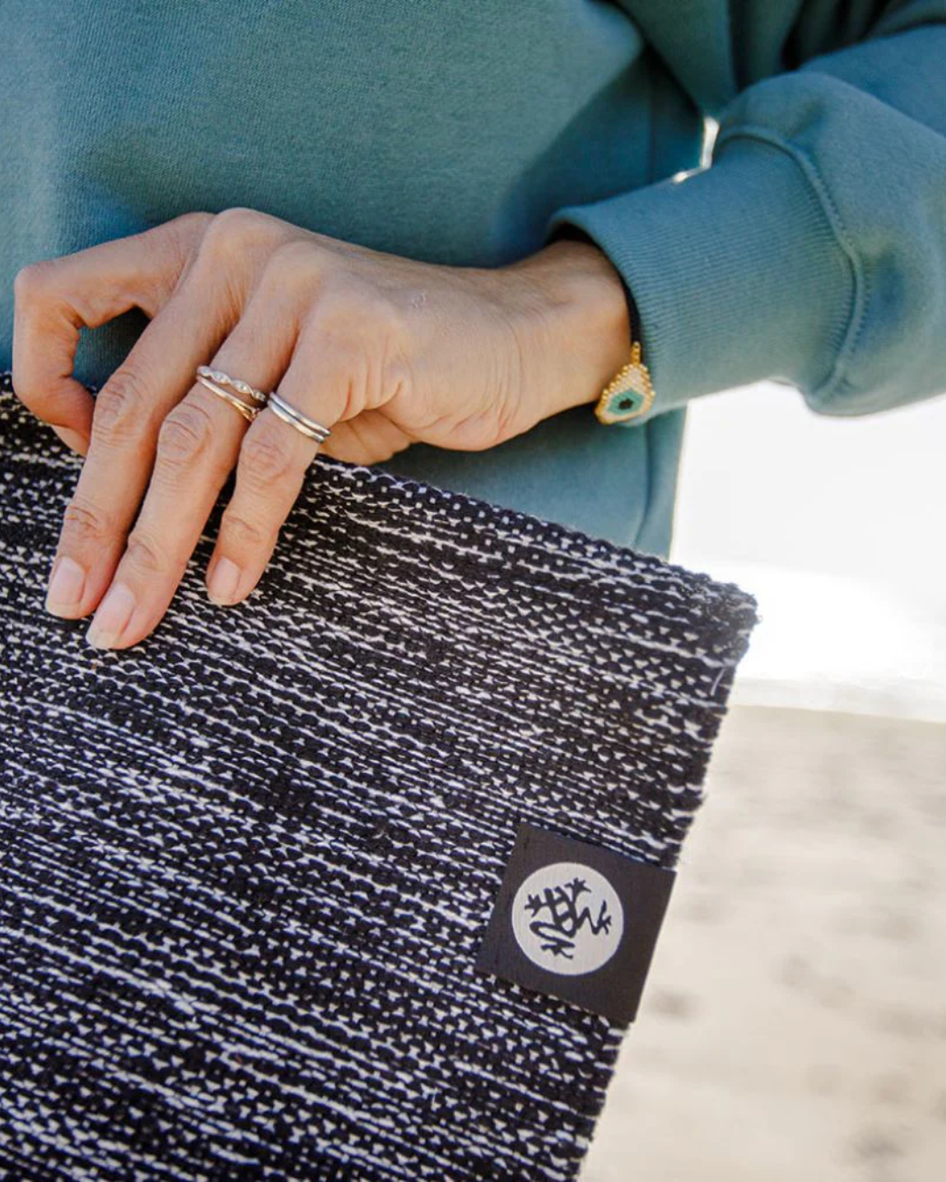 Yoga Teppich Shala - Black Heather