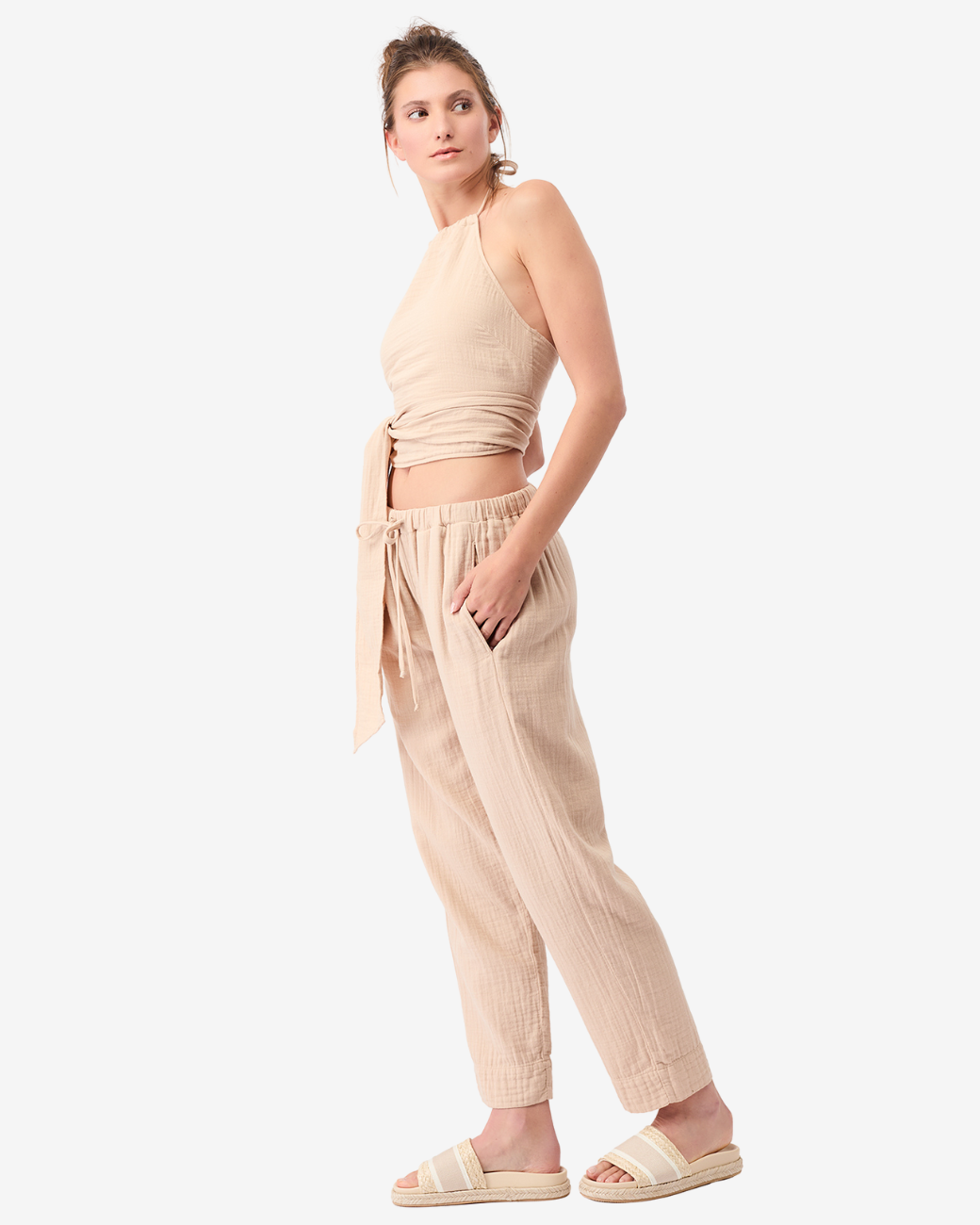 Relaxed Fit Pant - Soft Suede