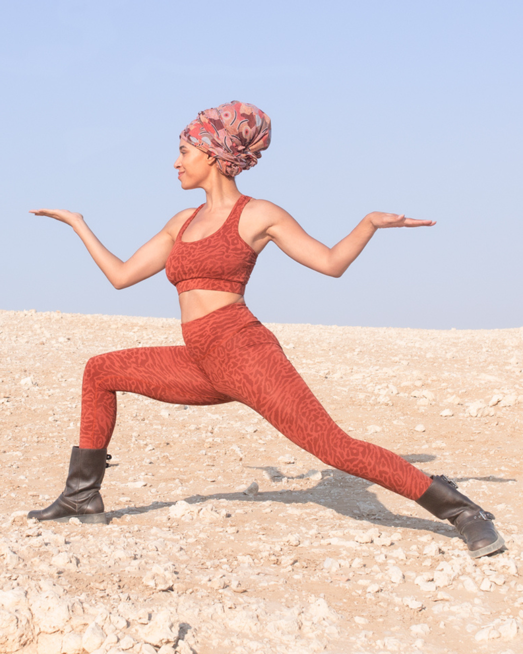 Leggings Leona - Cinnamon Leopard