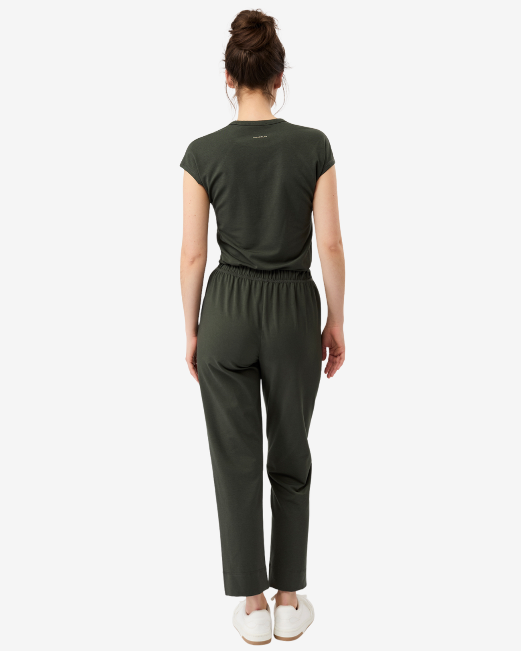 Relaxed Fit Pants Dark Olive