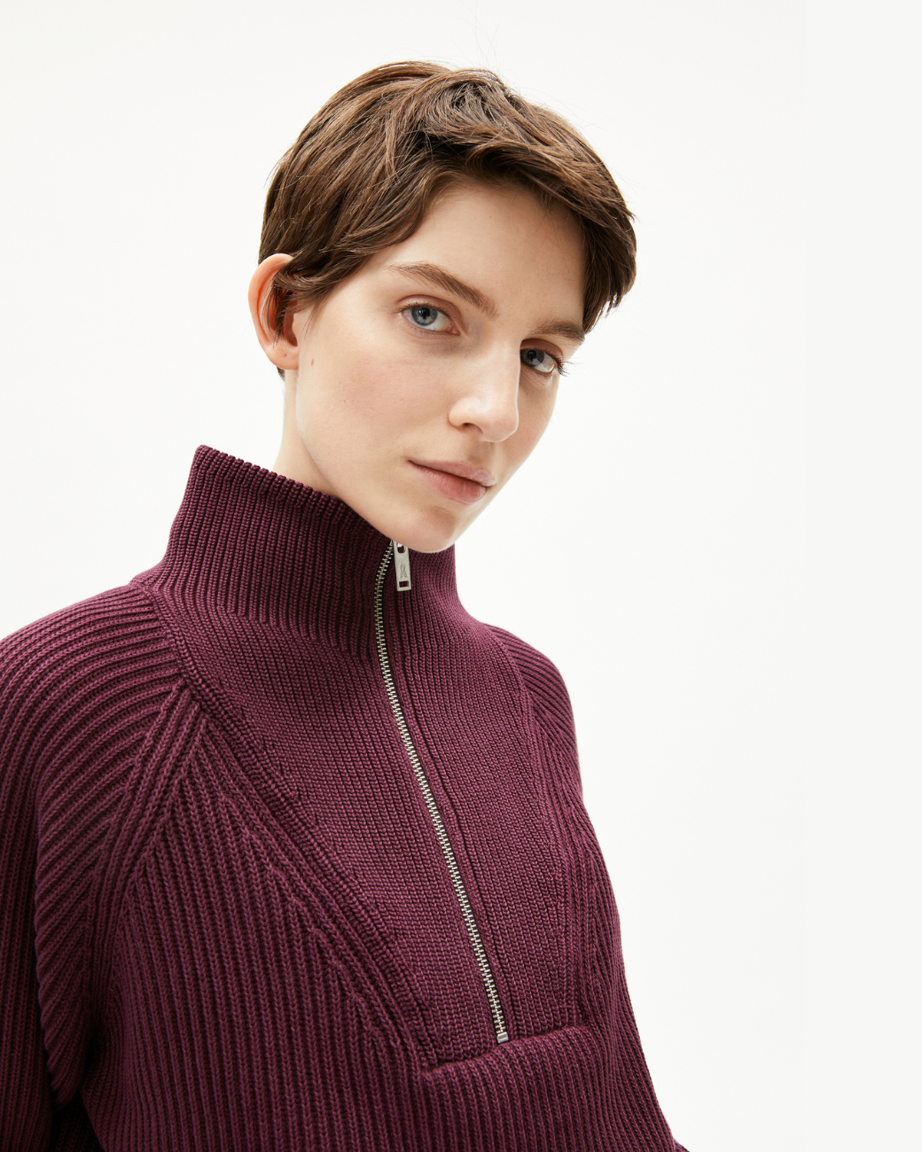 Strickpullover RONYIAAS - Dark Cranberry