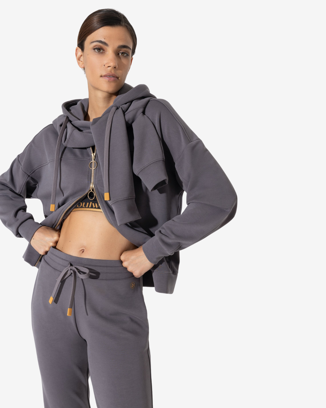 Kaputzenjacke Serious Grey